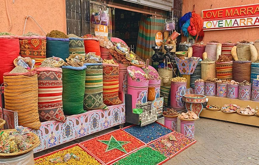 Marrakech City Highlights Tour (koutoubia,bahia palace,badii palace, medina souk, djemaa el fna…)